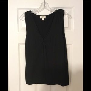 Black Ann Taylor Loft sleeveless sweater